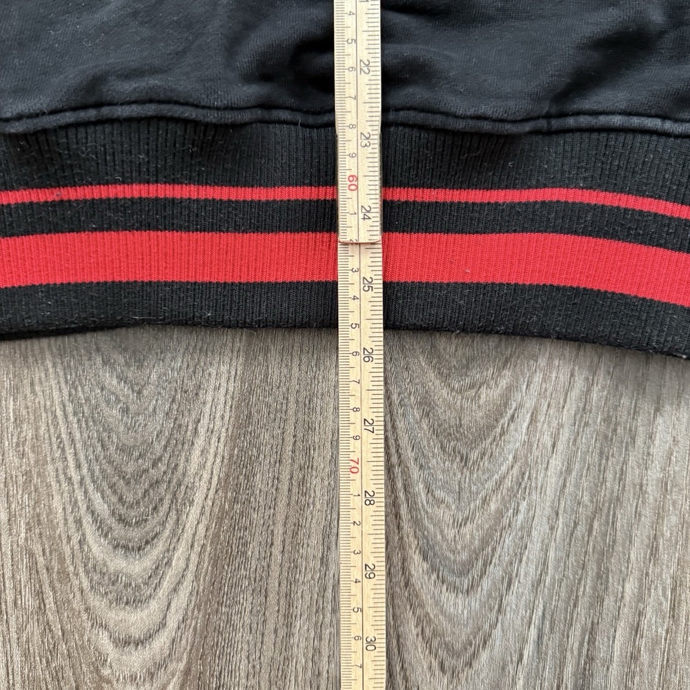 Pro Standard Chicago Bulls 6x Champions Black Mash Up Hoodie 2XL Heavy Thick - Picture 9 of 12